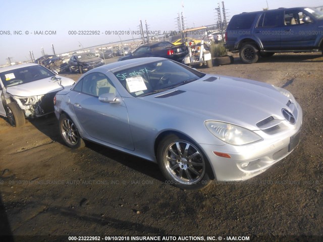 WDBWK56F76F106723 - 2006 MERCEDES-BENZ SLK 350 SILVER photo 1