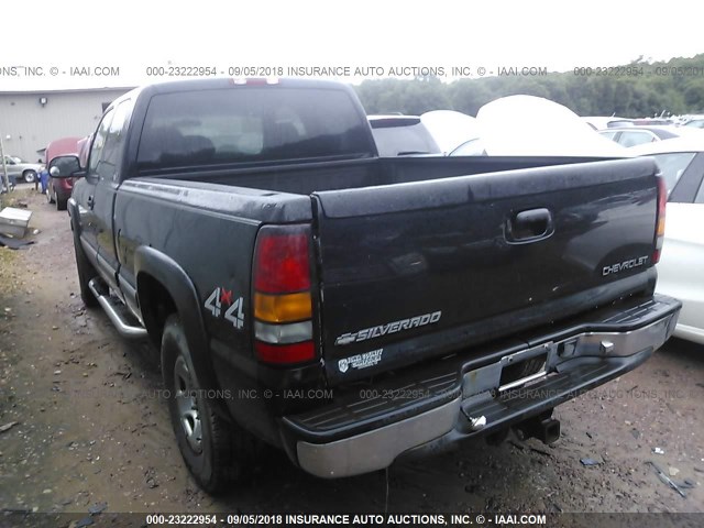 1GCGK29U7XZ171487 - 1999 CHEVROLET SILVERADO K2500 BLACK photo 3