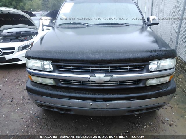 1GCGK29U7XZ171487 - 1999 CHEVROLET SILVERADO K2500 BLACK photo 6