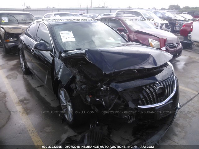 2G4GK5EX3F9163991 - 2015 BUICK REGAL BLACK photo 1