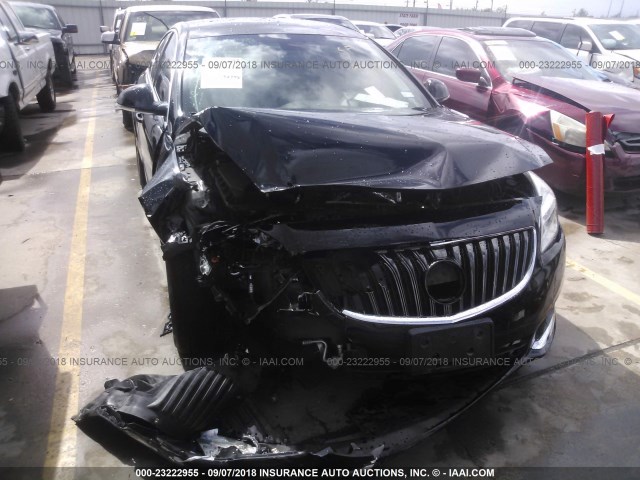 2G4GK5EX3F9163991 - 2015 BUICK REGAL BLACK photo 6