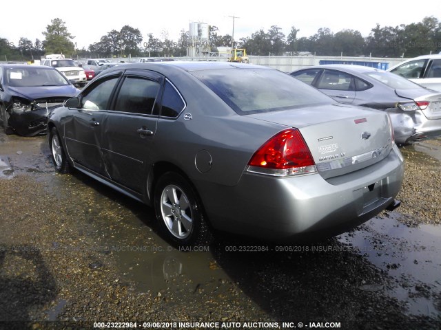 2G1WT57K091126536 - 2009 CHEVROLET IMPALA 1LT GRAY photo 3