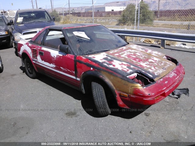 JT2AW15J3H0111916 - 1987 TOYOTA MR2 T-BAR RED photo 1