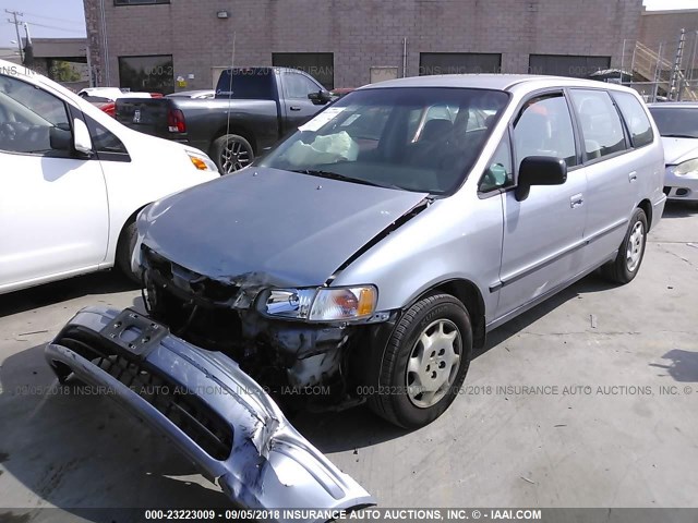 JHMRA3861WC000030 - 1998 HONDA ODYSSEY LX/EX Light Blue photo 2