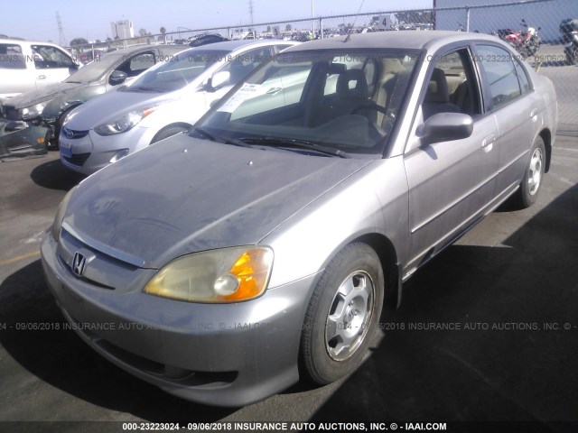 JHMES95673S026331 - 2003 HONDA CIVIC HYBRID GOLD photo 2