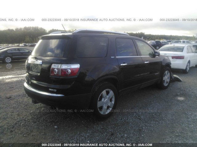 1GKEV33728J225810 - 2008 GMC ACADIA SLT-2 PURPLE photo 4