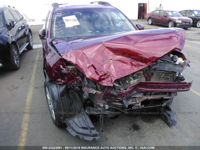 4S4BRBLC3C3239136 - 2012 SUBARU OUTBACK 2.5I LIMITED RED photo 6