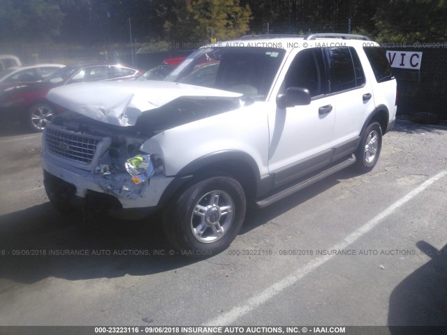 1FMZU73K13UC76441 - 2003 FORD EXPLORER XLT/XLT SPORT/NBX WHITE photo 2