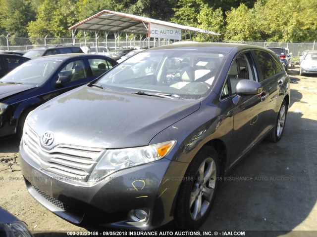 4T3BK3BB5AU035312 - 2010 TOYOTA VENZA GRAY photo 2