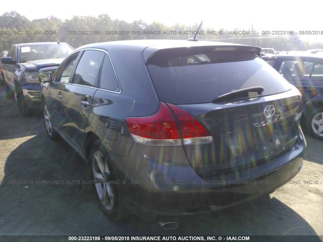 4T3BK3BB5AU035312 - 2010 TOYOTA VENZA GRAY photo 3