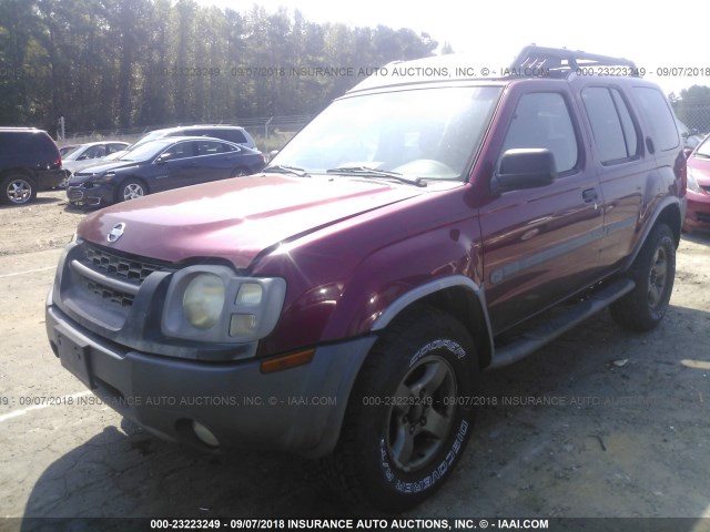 5N1ED28T33C637144 - 2003 NISSAN XTERRA XE/SE RED photo 2