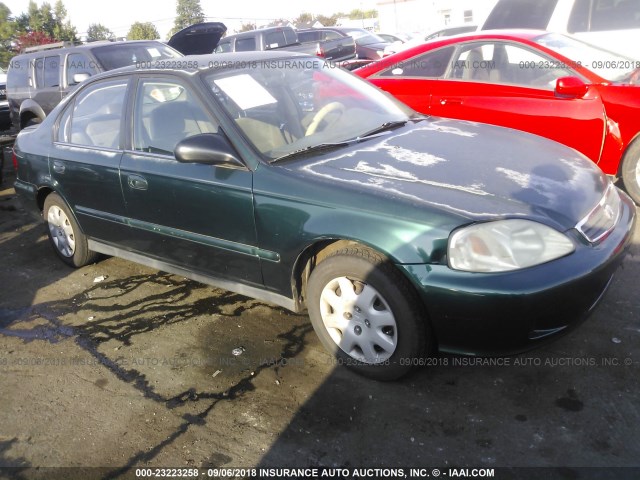 2HGEJ6619XH559463 - 1999 HONDA CIVIC SE GREEN photo 1