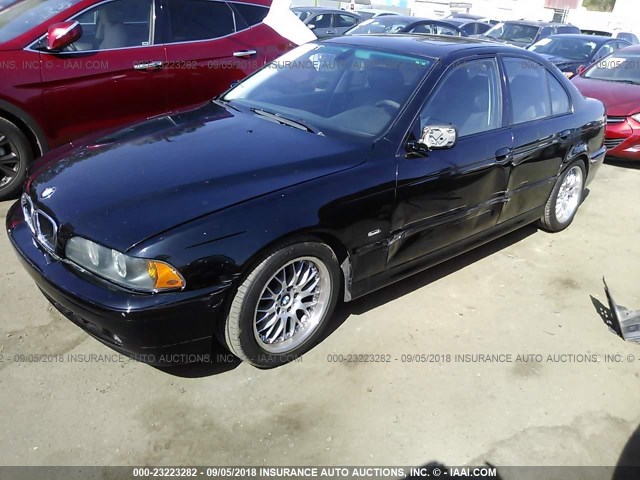 WBADT63431CF00678 - 2001 BMW 530 I AUTOMATIC BLACK photo 2