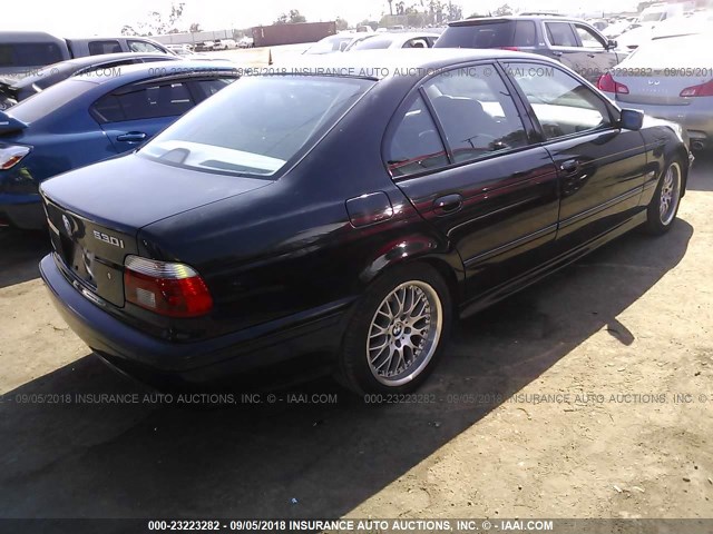 WBADT63431CF00678 - 2001 BMW 530 I AUTOMATIC BLACK photo 4