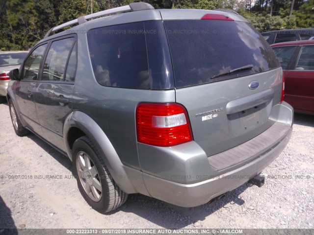 1FMZK01166GA44119 - 2006 FORD FREESTYLE SE GREEN photo 3