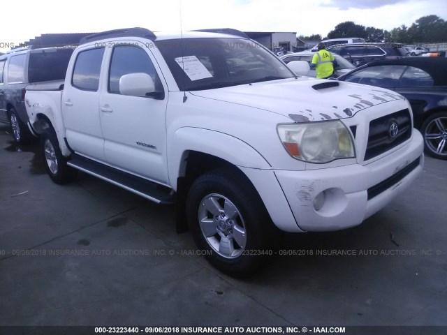 3TMJU62NX7M032725 - 2007 TOYOTA TACOMA DOUBLE CAB PRERUNNER WHITE photo 1