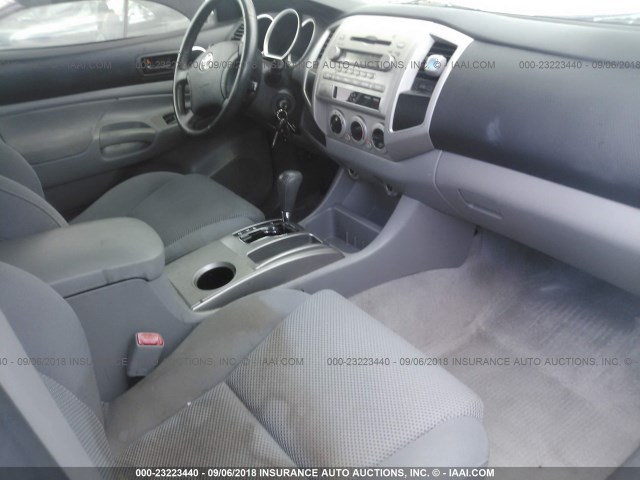 3TMJU62NX7M032725 - 2007 TOYOTA TACOMA DOUBLE CAB PRERUNNER WHITE photo 5