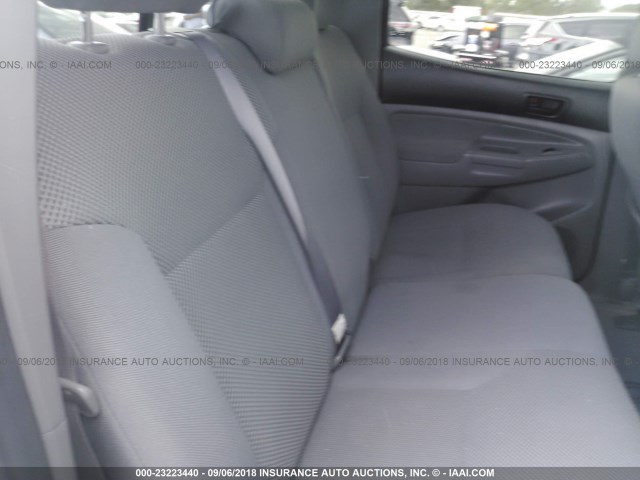 3TMJU62NX7M032725 - 2007 TOYOTA TACOMA DOUBLE CAB PRERUNNER WHITE photo 8