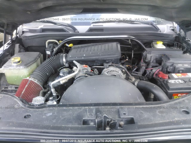 1J8HH48N86C253795 - 2006 JEEP COMMANDER BLACK photo 10