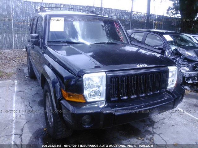 1J8HH48N86C253795 - 2006 JEEP COMMANDER BLACK photo 6