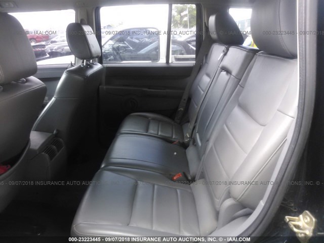 1J8HH48N86C253795 - 2006 JEEP COMMANDER BLACK photo 8