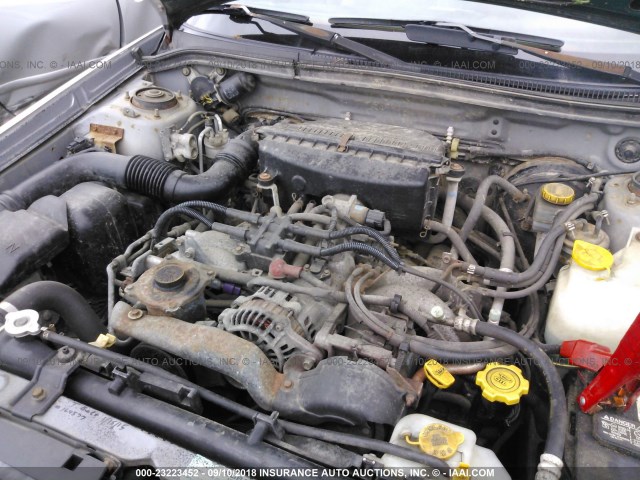 JF1SF6552YH710731 - 2000 SUBARU FORESTER S TAN photo 10