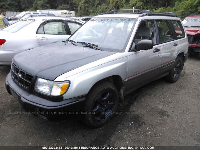 JF1SF6552YH710731 - 2000 SUBARU FORESTER S TAN photo 2