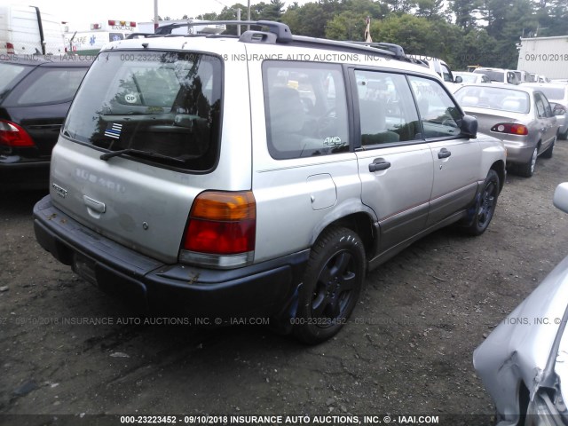 JF1SF6552YH710731 - 2000 SUBARU FORESTER S TAN photo 4