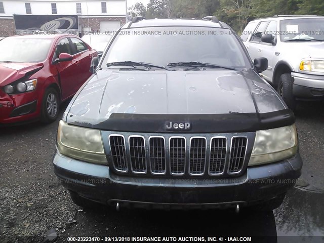 1J8GW68J22C171310 - 2002 JEEP GRAND CHEROKEE OVERLAND TEAL photo 6