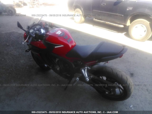 MLHRC7452J5400124 - 2018 HONDA CBR650 FA RED photo 3