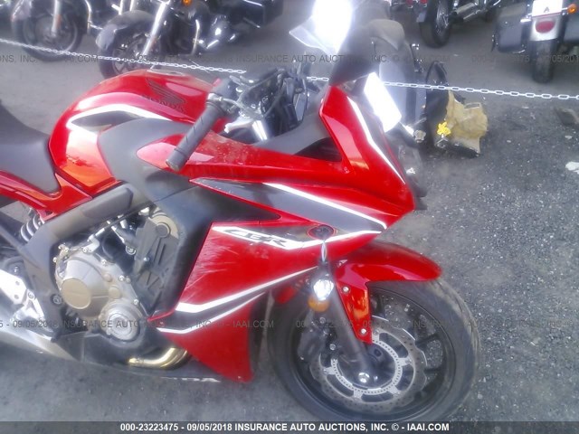 MLHRC7452J5400124 - 2018 HONDA CBR650 FA RED photo 5