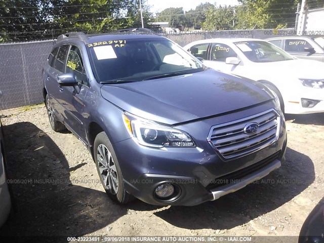 4S4BSANC4H3328264 - 2017 SUBARU OUTBACK 2.5I LIMITED BLUE photo 1