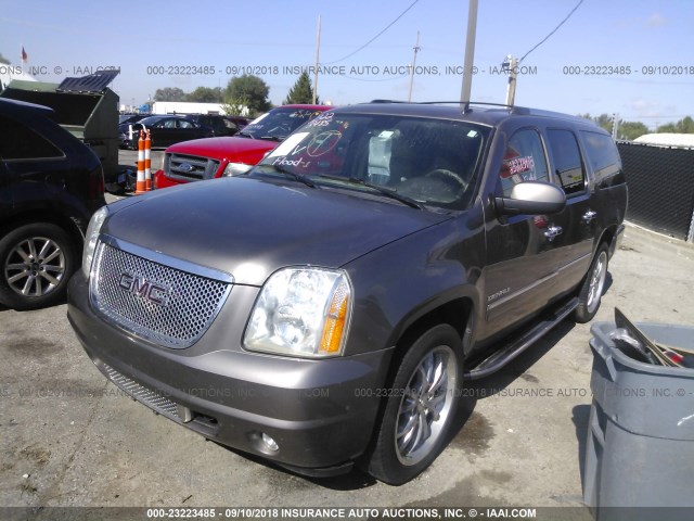 1GKS2MEF3DR321107 - 2013 GMC YUKON XL DENALI BROWN photo 2