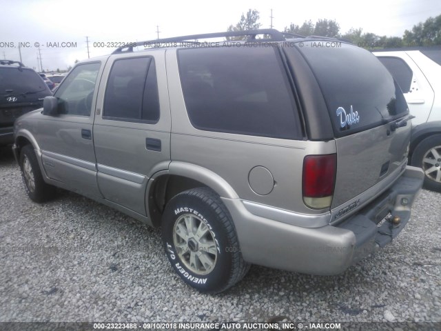 1GKDT13W3X2551069 - 1999 GMC JIMMY Marrón foto 3