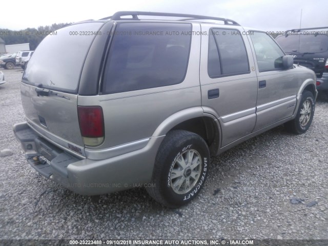 1GKDT13W3X2551069 - 1999 GMC JIMMY Marrón foto 4