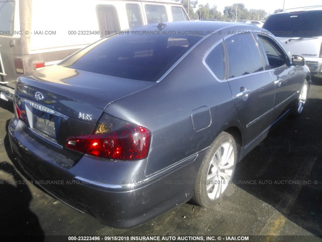 JNKAY01E48M607271 - 2008 INFINITI M35 SPORT GRAY photo 4