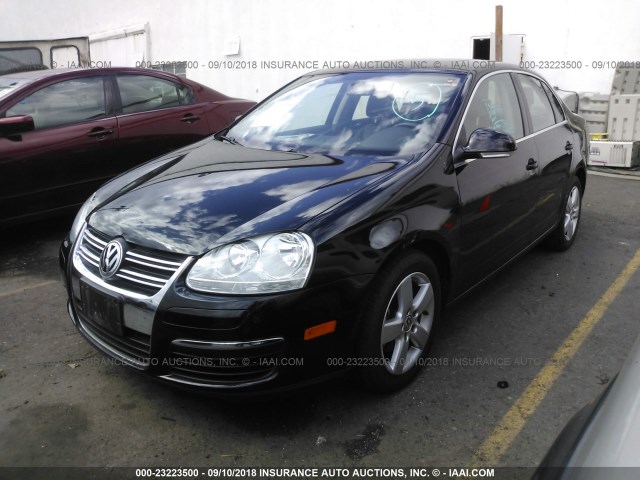 3VWRZ71K49M099788 - 2009 VOLKSWAGEN JETTA SE/SEL BLACK photo 2