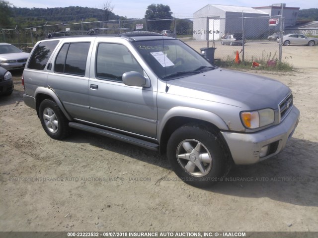 JN8DR09Y81W589477 - 2001 NISSAN PATHFINDER LE/SE/XE SILVER photo 1