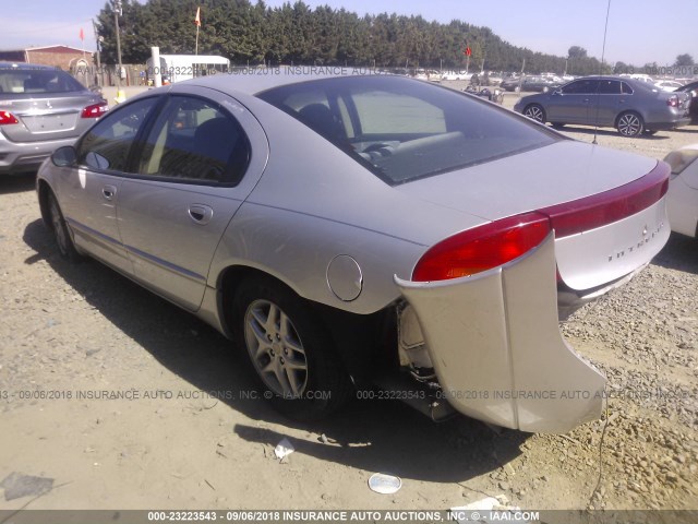 2B3HD46R44H648965 - 2004 DODGE INTREPID SE SILVER photo 3