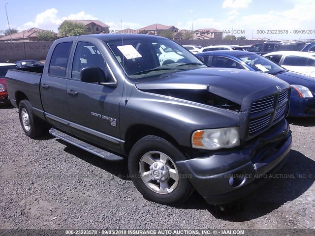 3D3KA28D13G728202 - 2003 DODGE RAM 2500 ST/SLT GRAY photo 1