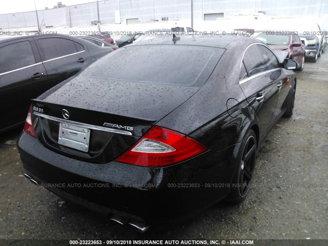 WDDDJ77X89A154091 - 2009 MERCEDES-BENZ CLS 63 AMG BLACK photo 4