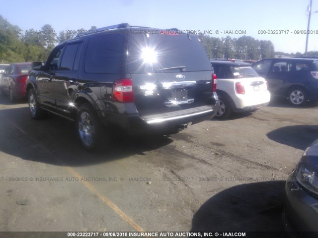 1FMJU2A59AEB60084 - 2010 FORD EXPEDITION LIMITED BLACK photo 3