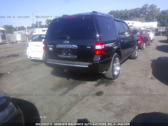 1FMJU2A59AEB60084 - 2010 FORD EXPEDITION LIMITED BLACK photo 4