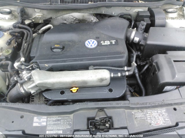 3VWPE69M33M196507 - 2003 VOLKSWAGEN JETTA WOLFSBURG 银色 照片 10