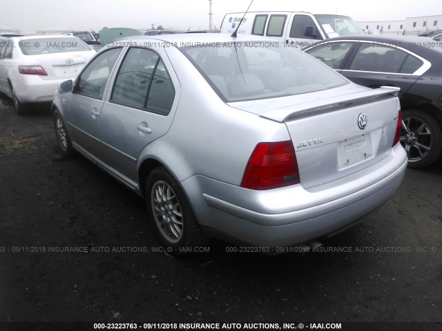 3VWPE69M33M196507 - 2003 VOLKSWAGEN JETTA WOLFSBURG 银色 照片 3