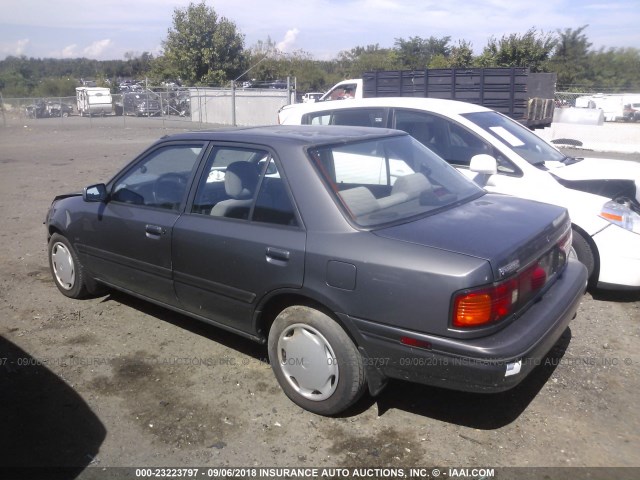 JM1BG226XP0588453 - 1993 MAZDA PROTEGE LX GRAY photo 3