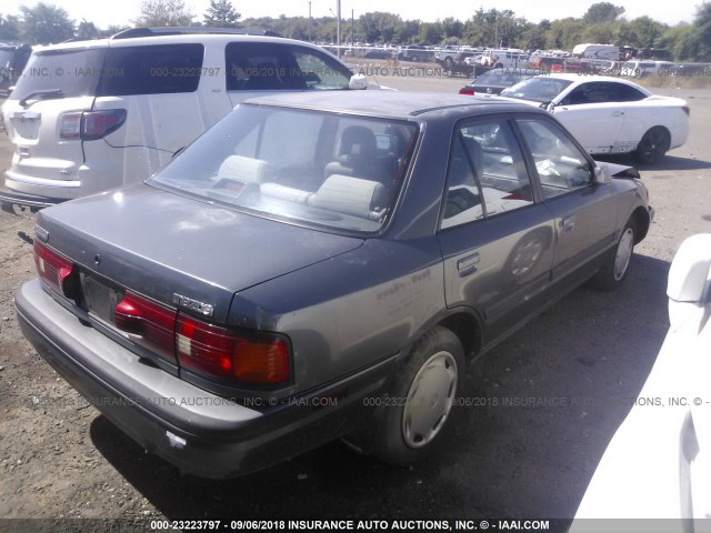 JM1BG226XP0588453 - 1993 MAZDA PROTEGE LX GRAY photo 4