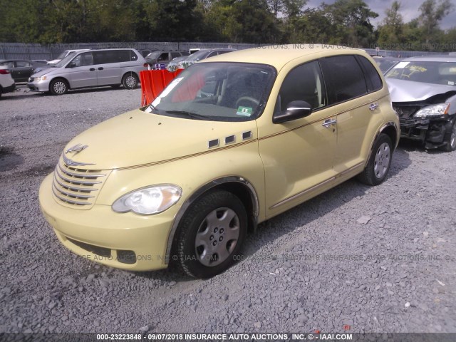 3A4FY58B07T524312 - 2007 CHRYSLER PT CRUISER TOURING YELLOW photo 2