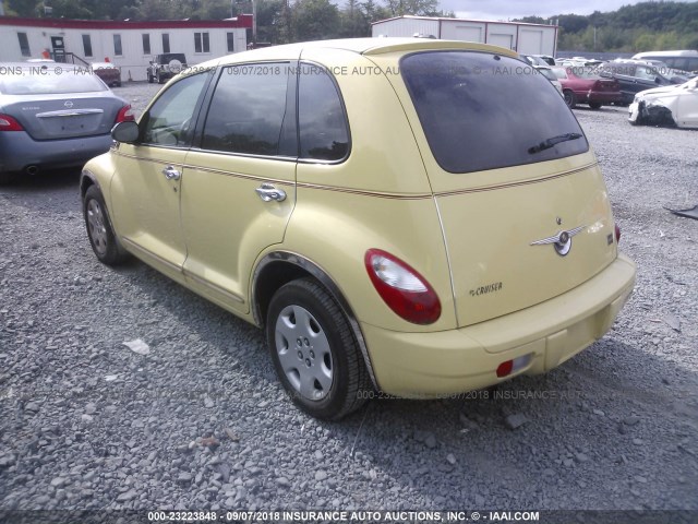 3A4FY58B07T524312 - 2007 CHRYSLER PT CRUISER TOURING YELLOW photo 3