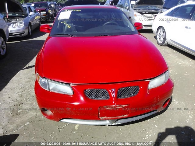 1G2WR5211YF106859 - 2000 PONTIAC GRAND PRIX GTP RED photo 6